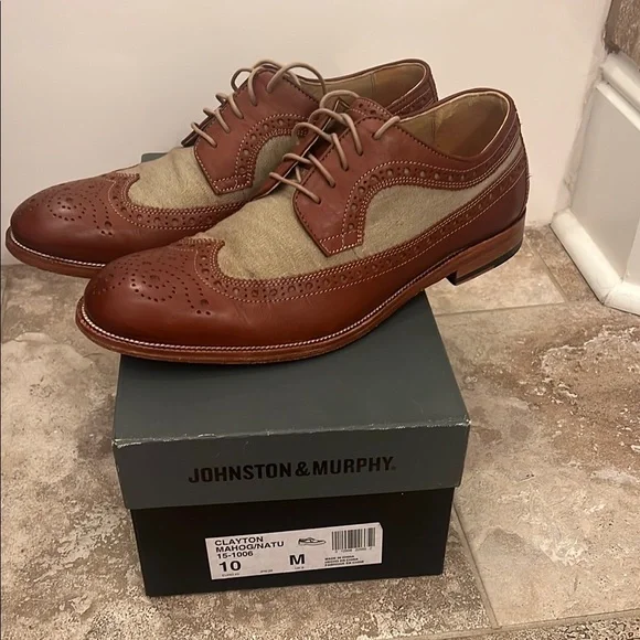 Johnston & Murphy | Shoes | Johnston Murphy Brown And Tan  display picture 3